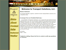 Tablet Screenshot of 4transportsolutions.com